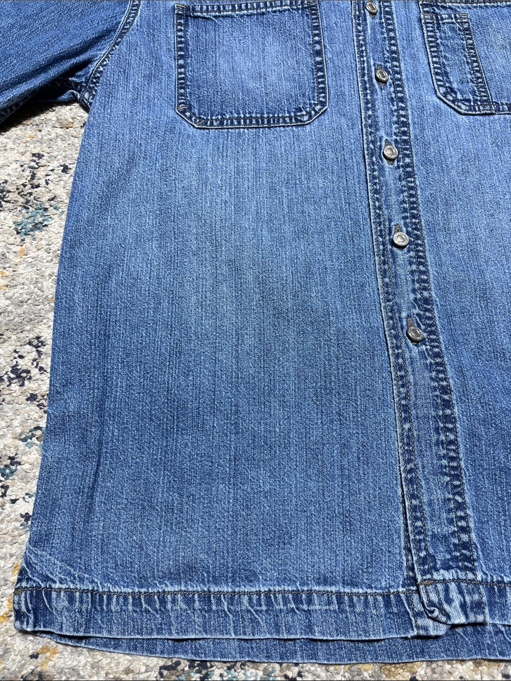 Levi's Red Tab Denim Button-Down Shirt Size S - Picture 7 of 15